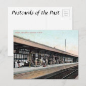 Ancienne carte postale - Ealing Broadway Station (Devant / Derrière)