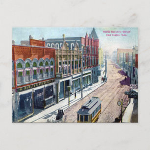 Ancienne carte postale - Eau Claire, Wisconsin