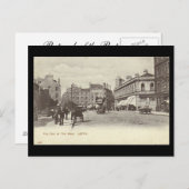 Ancienne carte postale, Édimbourg, Leith, Pied of  (Devant / Derrière)