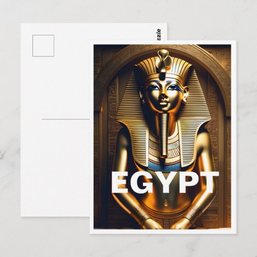 Ancienne carte postale Egypte (Devant / Derrière)