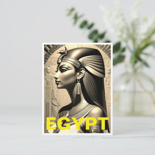 Ancienne carte postale Egypte (Debout devant)