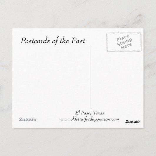 Ancienne carte postale - El Paso, Texas (Dos)