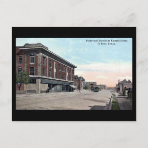 Ancienne carte postale - El Paso, Texas