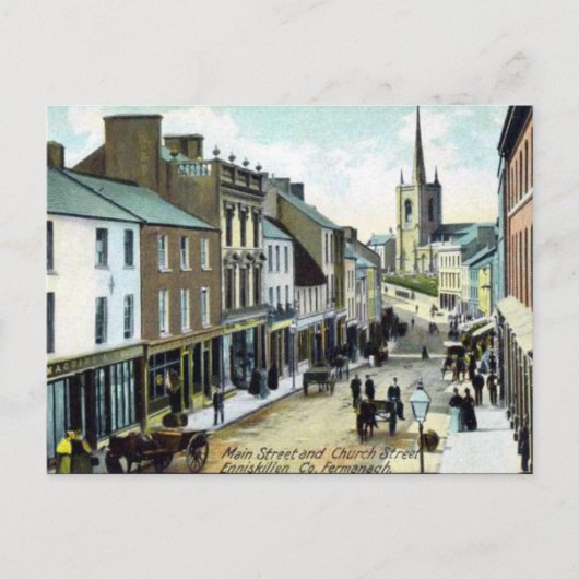 Ancienne carte postale - Enniskillen, Co Fermanagh (Devant)