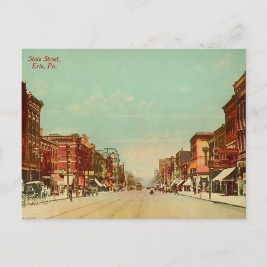 Ancienne carte postale - Erie, Pennsylvanie, États (Devant)