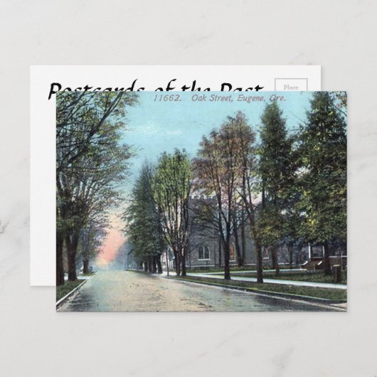 Ancienne carte postale - Eugene, Oregon (Devant / Derrière)