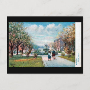 Ancienne Carte Postale - Eutaw Place, Baltimore, M