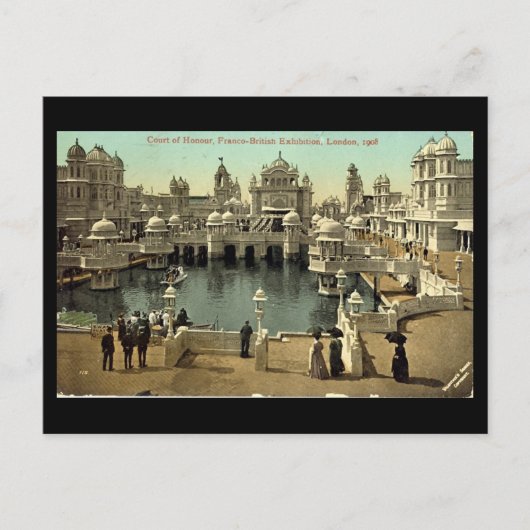 Ancienne carte postale - Exposition franco-britann (Devant)