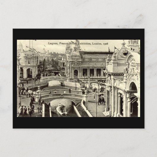 Ancienne carte postale - Exposition franco-britann (Devant)