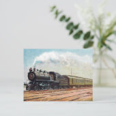 Ancienne carte postale - Express Empire State (Debout devant)