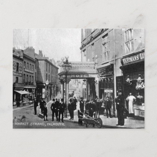 Ancienne carte postale - Falmouth, Cornouailles (Devant)