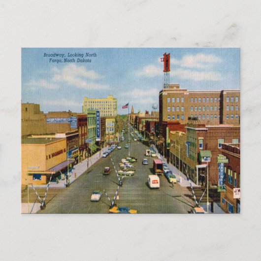 Ancienne carte postale - Fargo, Dakota du Nord (Devant)