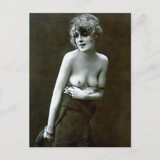 Ancienne Carte Postale - Fille seule