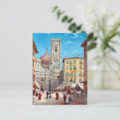 Ancienne carte postale - Florence (Florence), Ital (Debout devant)