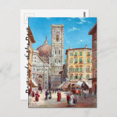 Ancienne carte postale - Florence (Florence), Ital (Devant / Derrière)