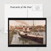 Ancienne carte postale - Folkestone, Kent (Devant / Derrière)