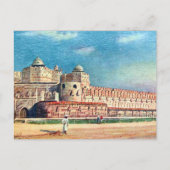 Ancienne carte postale - Fort Agra, Inde (Devant)