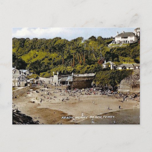 Ancienne carte postale - Fowey, Cornwall, Angleter (Devant)