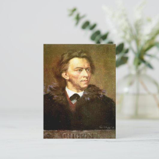 Ancienne carte postale - Frédéric Chopin (Debout devant)