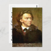 Ancienne carte postale - Frédéric Chopin (Devant / Derrière)
