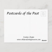 Ancienne carte postale - Frédéric Chopin (Dos)