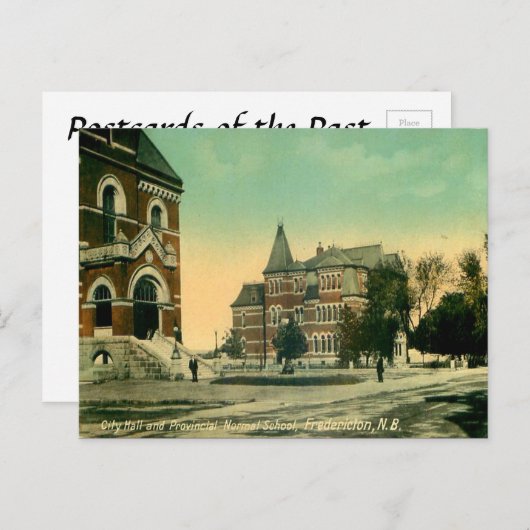 Ancienne carte postale - Fredericton (Nouveau-Brun (Devant / Derrière)