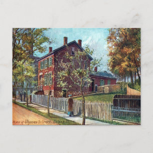 Ancienne carte postale - Galena, Illinois, USA