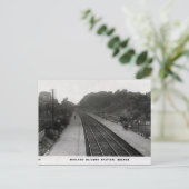 Ancienne carte postale - Gare, Belper, Derbyshire (Debout devant)