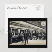 Ancienne carte postale - Gare Riverside, Liverpool (Devant / Derrière)