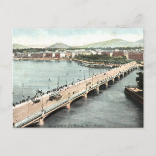 Ancienne carte postale - Genève, Suisse