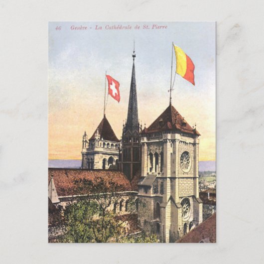 Ancienne carte postale - Genève, Suisse (Devant)