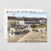 Ancienne carte postale - Genève, Suisse (Devant / Derrière)