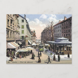 Ancienne carte postale - Genève, Suisse