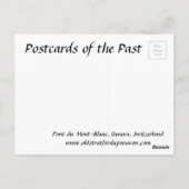 Ancienne carte postale - Genève, Suisse (Dos)