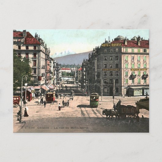 Ancienne carte postale - Genève, Suisse (Devant)