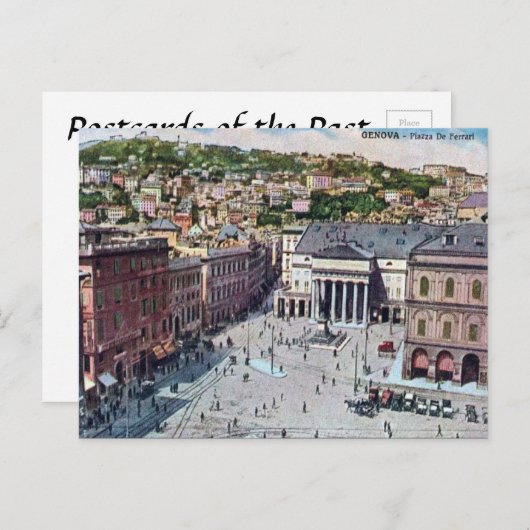 Ancienne carte postale - Genova, Italia (Devant / Derrière)