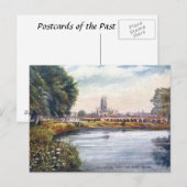 Ancienne carte postale - Gloucester, Angleterre (Devant / Derrière)