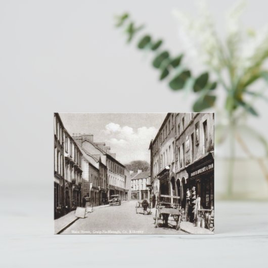 Ancienne carte postale - Graig-na-Managh, Co Kilke (Debout devant)