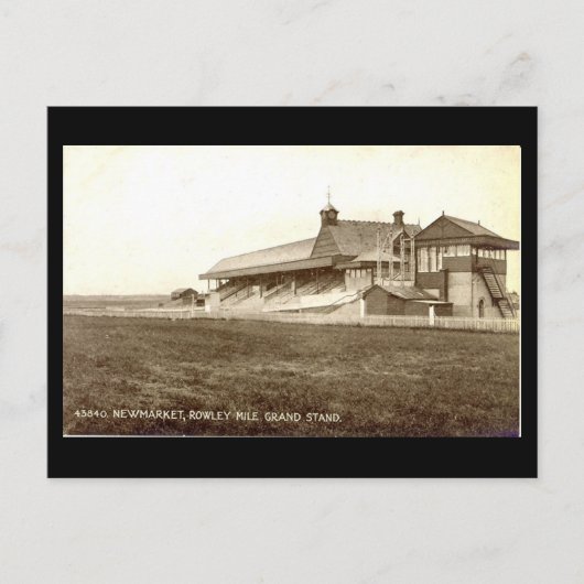 Ancienne carte postale - Grand stand, hippodrome d (Devant)