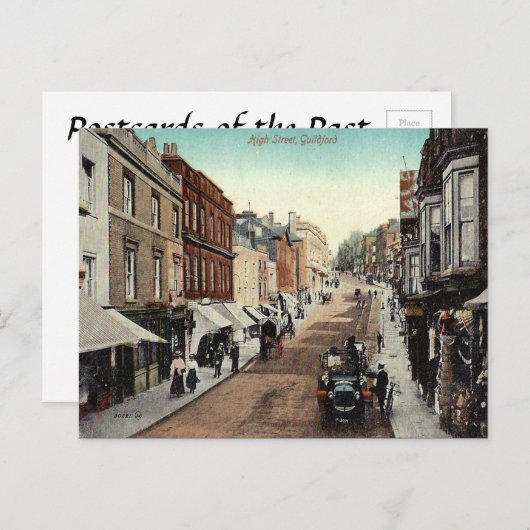 Ancienne carte postale - Guildford, Surrey (Devant / Derrière)