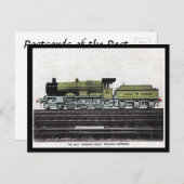 Ancienne carte postale - GWR Engine Pendennis Cast (Devant / Derrière)
