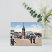 Ancienne carte postale - Gyor, Hongrie (Debout devant)