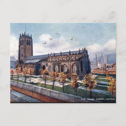 Ancienne carte postale - Halifax, Yorkshire (Devant)