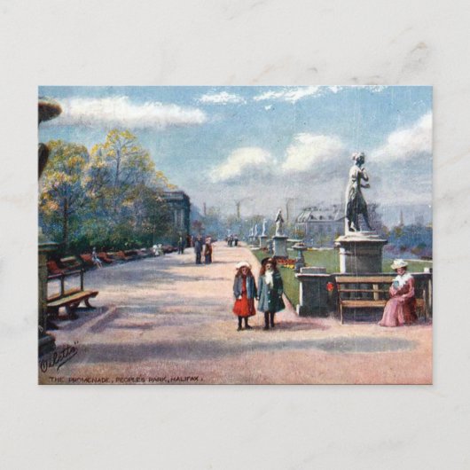 Ancienne carte postale - Halifax, Yorkshire (Devant)