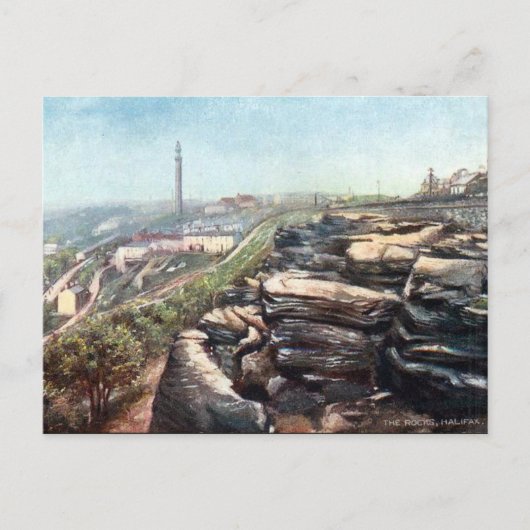 Ancienne carte postale - Halifax, Yorkshire (Devant)