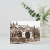 Ancienne carte postale - Hall du marché, Chipping (Debout devant)