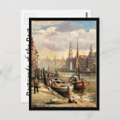 Ancienne carte postale - Hambourg, Allemagne (Devant / Derrière)