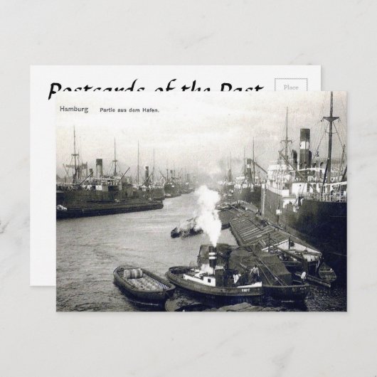 Ancienne carte postale - Hambourg, Allemagne. (Devant / Derrière)
