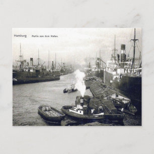 Ancienne carte postale - Hambourg, Allemagne.