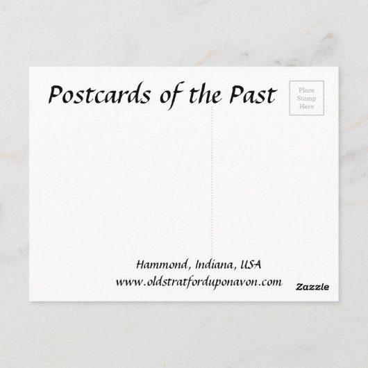 Ancienne carte postale - Hammond, Indiana, USA (Dos)